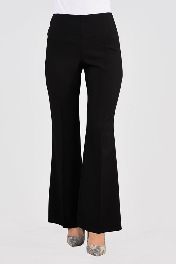 Hijab clothing  HIGH-WAIST FLARE PANTS 3854  - TRENDTESETTÜR