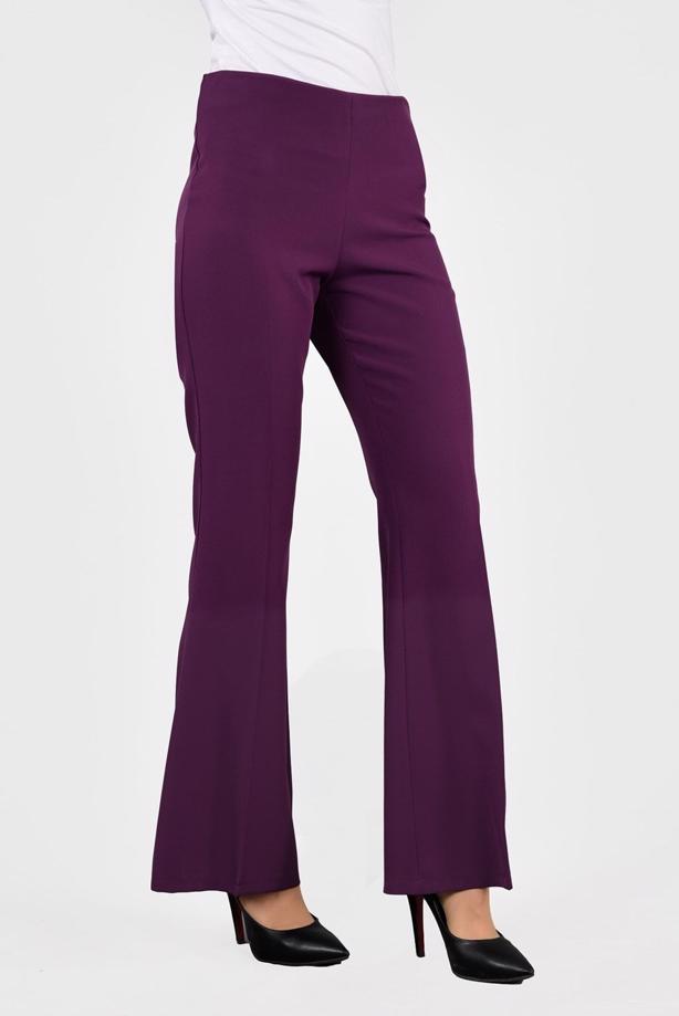 Vêtements hijab  HIGH-WAIST FLARE PANTS 3854  - TRENDTESETTÜR