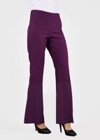 Vêtements hijab POURPRE PANTALON EN PATTES D&prime;ÉLÈPHANT À HAUTE-TAILLE 3854 