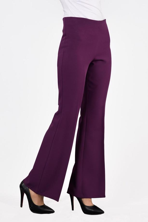 Vêtements hijab  HIGH-WAIST FLARE PANTS 3854  - TRENDTESETTÜR