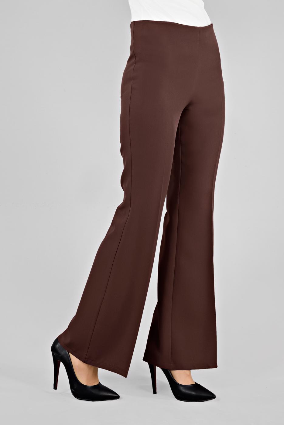 Vêtements hijab TABA PANTALON EN PATTES D′ÉLÈPHANT À HAUTE-TAILLE 3854 