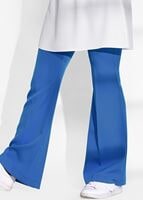 Vêtements hijab BLEU MARINE PANTALON EN PATTES D&prime;ÉLÈPHANT À HAUTE-TAILLE 3854 