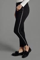 Tesettür giyim SİYAH SİM ŞERİTLİ LİKRALI PANTOLON 5502 