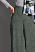 Tesettür giyim VİZON BELİ LASTİKLİ TRİKO PANTOLON 7216