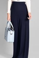 Tesettür giyim LACİVERT BELİ LASTİKLİ SALAŞ PANTOLON 7217