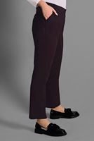 Tesettür giyim BORDO CEPLİ ARA BEL PANTOLON 7254 