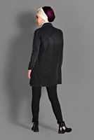 Tesettür giyim SİYAH BELİ LASTİKLİ TAYT PANTOLON  7276 