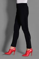 Tesettür giyim SİYAH YANLARI ZIMBALI TAYT PANTOLON 7277 