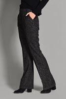 Tesettür giyim SİYAH ORTA YÜKSEK BEL KLASİK KESİM PANTOLON 7279 