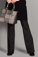 Tesettür giyim SİYAH ORTA YÜKSEK BEL KLASİK KESİM PANTOLON 7279 