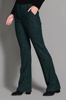 Tesettür giyim YEŞİL ORTA YÜKSEK BEL KLASİK KESİM PANTOLON 7279 