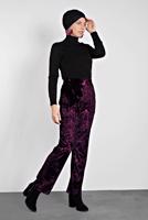 Tesettür giyim MÜRDÜM ALVİNA CEPLİ KADİFE PANTOLON 7402 