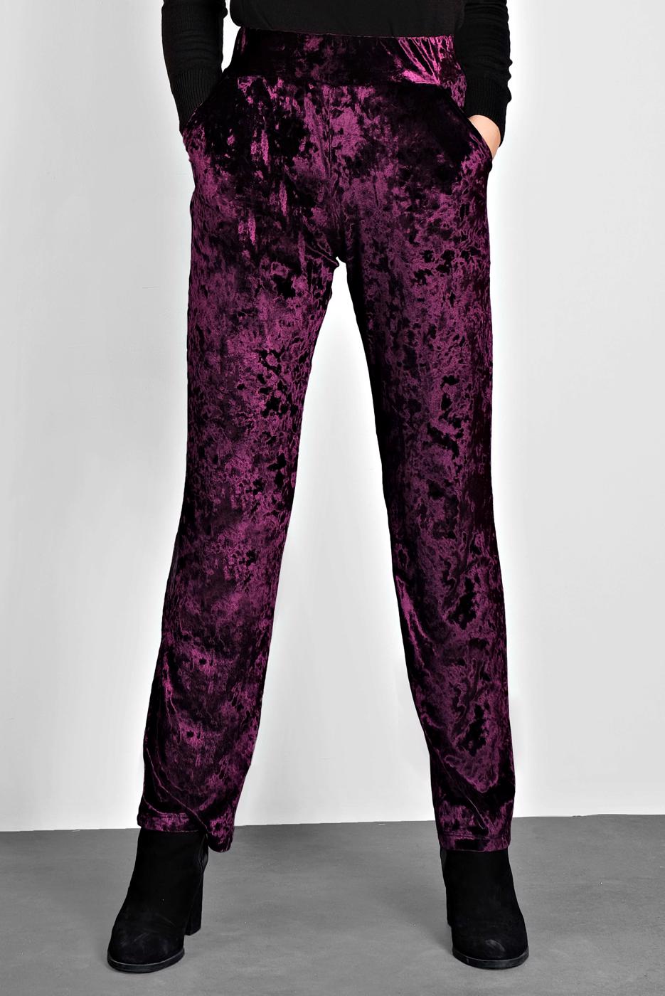 Tesettür giyim MÜRDÜM ALVİNA CEPLİ KADİFE PANTOLON 7402 