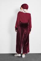 Hijab clothing PLUM T 7405 Alvina Düz Kadife Pantolon