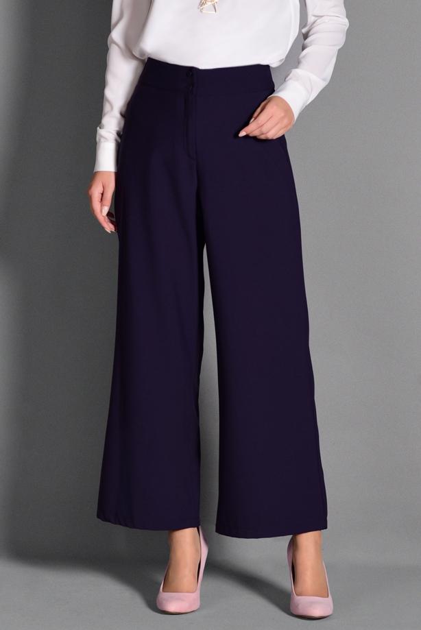 Tesettür giyim  GENİŞ KESİM KUMAŞ PANTOLON 7408  - TRENDTESETTÜR