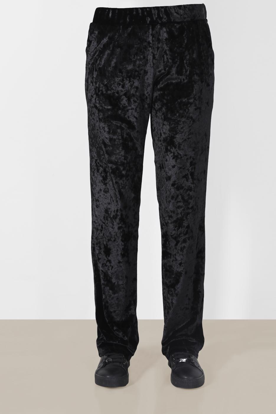 Tesettür giyim SİYAH ALVİNA KADİFE PANTOLON 7413  