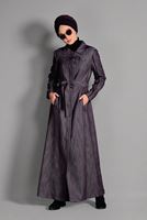 Hijab clothing PLUM HOOKED OVERCOAT 1146 