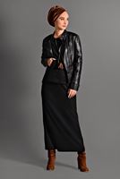 Tesettür giyim SİYAH CEP DETAYLI ETEKLİ TAKIM 1206 