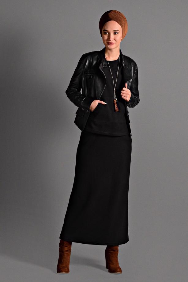 Vêtements hijab  SKIRT SUIT WITH POCKET 1206  - TRENDTESETTÜR