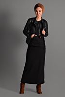 Vêtements hijab NOIR TAILLEUR AVEC POCHE 1206 