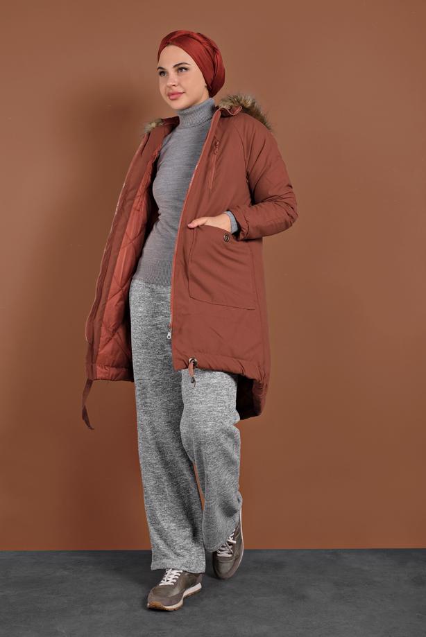 Vêtements hijab  ELASTIC-WAIST KNIT PANTS 5746  - TRENDTESETTÜR