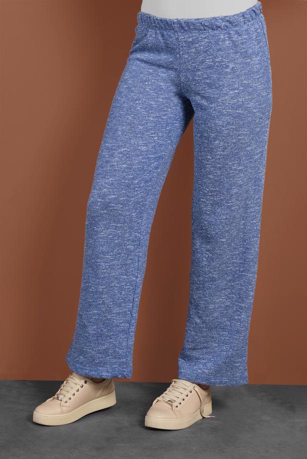 Hijab-Kleidung  BELİ LASTİKLİ ÖRME PANTOLON 5746 - TRENDTESETTÜR
