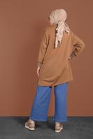 Vêtements hijab BLEU MARINE PANTALON À TAILLE-ÉLASTIQUE 5746 