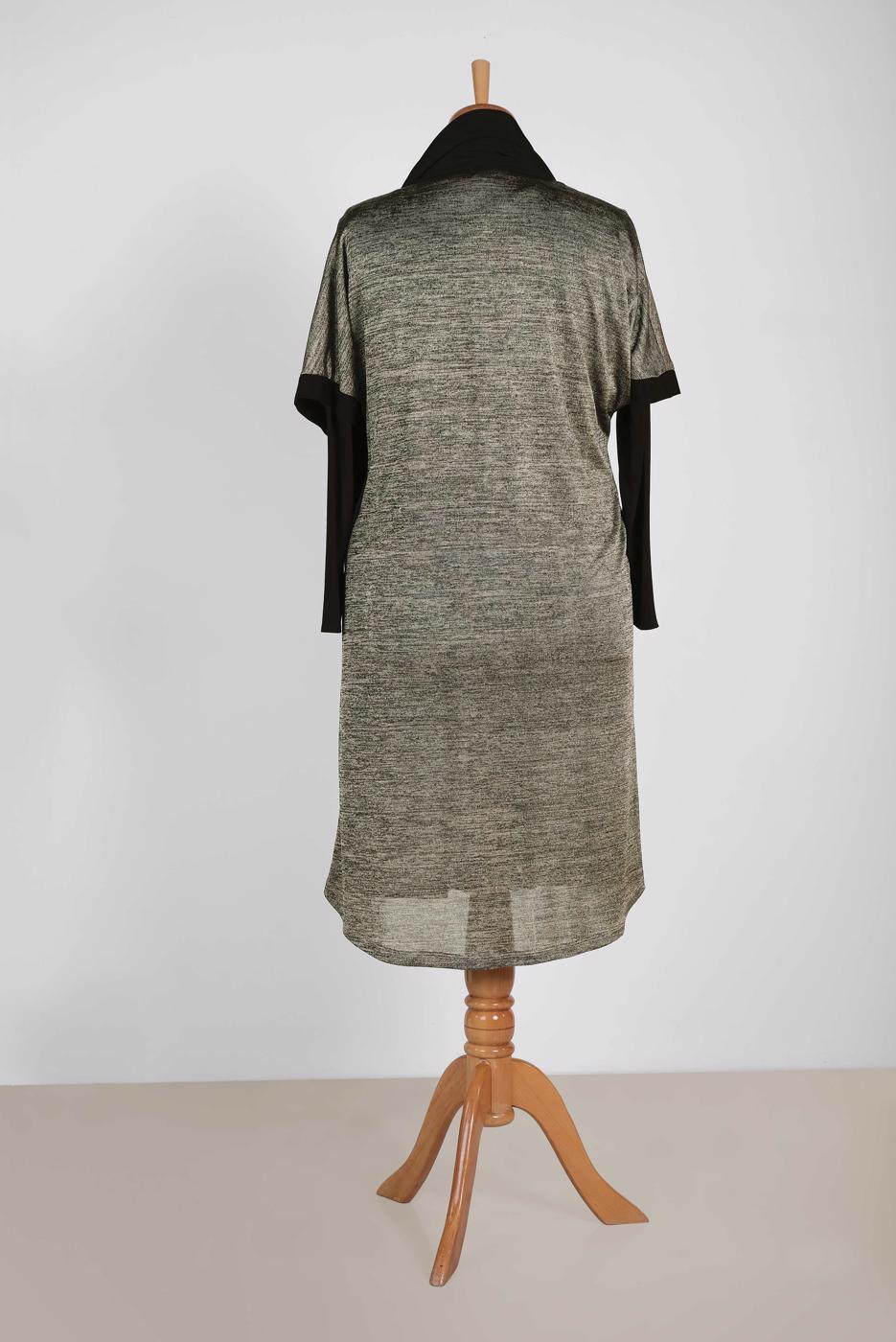 Tesettür giyim ALTIN KIRÇILLI 2′Lİ TUNİK 2851-2