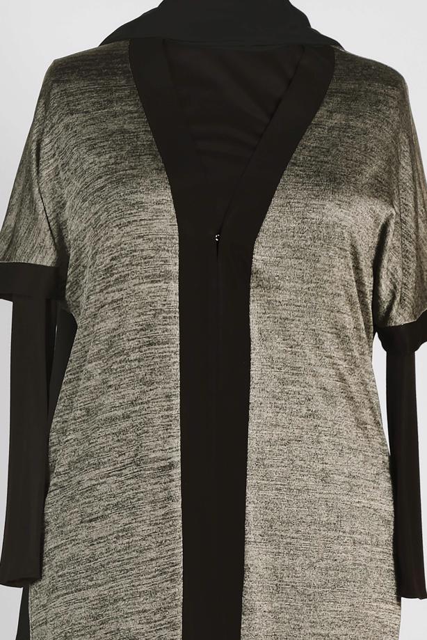 Vêtements hijab OR TUNIQUE À JASPÉE 2851-2  - TRENDTESETTÜR