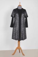 Vêtements hijab GRIS T 2851-3 Alvina Brina Tunik