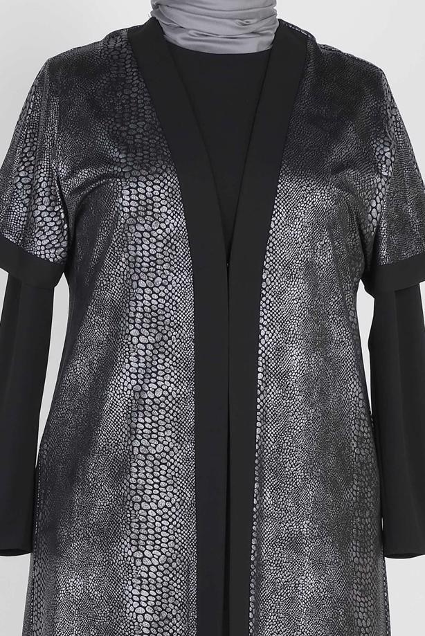 Vêtements hijab GRIS T 2851-3 Alvina Brina Tunik - TRENDTESETTÜR