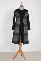 Vêtements hijab GRIS T 2856-1 Alvina Lara 2′li Tunik