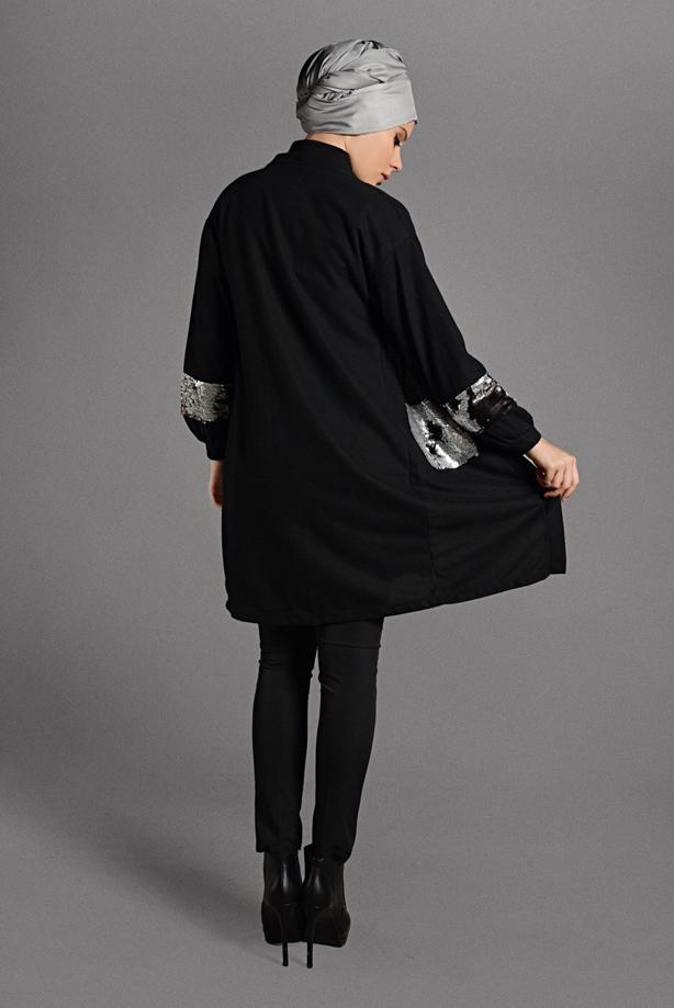 Vêtements hijab  SEQUINED KNIT TUNIC 18102  - TRENDTESETTÜR