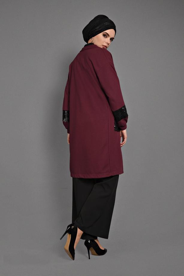 Vêtements hijab  SEQUINED KNIT TUNIC 18102  - TRENDTESETTÜR