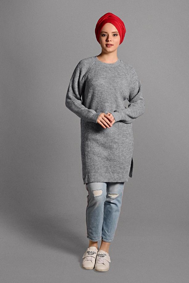 Vêtements hijab  SPARKLY KNIT TUNIC 0008  - TRENDTESETTÜR