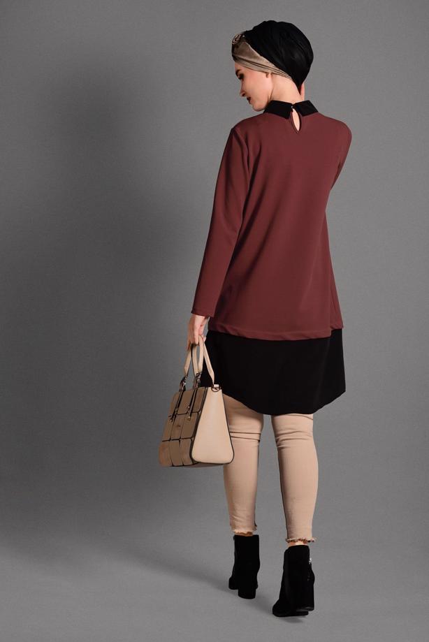Vêtements hijab  SEQUINNED TUNIC 2088 - TRENDTESETTÜR