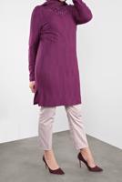 Vêtements hijab FUCHSIA ALVINA TUNIQUE MODESTE AVEC GEMME T 2774