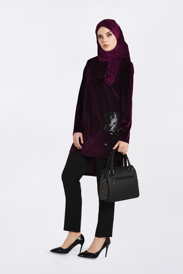 Vêtements hijab PRUNE T 2850 Alvina Enbos Tunik - TRENDTESETTÜR
