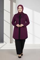 Vêtements hijab POURPRE T 2852 Alvina Burçin Tunik