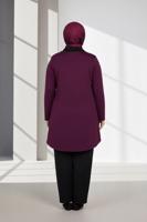 Vêtements hijab POURPRE T 2852 Alvina Burçin Tunik