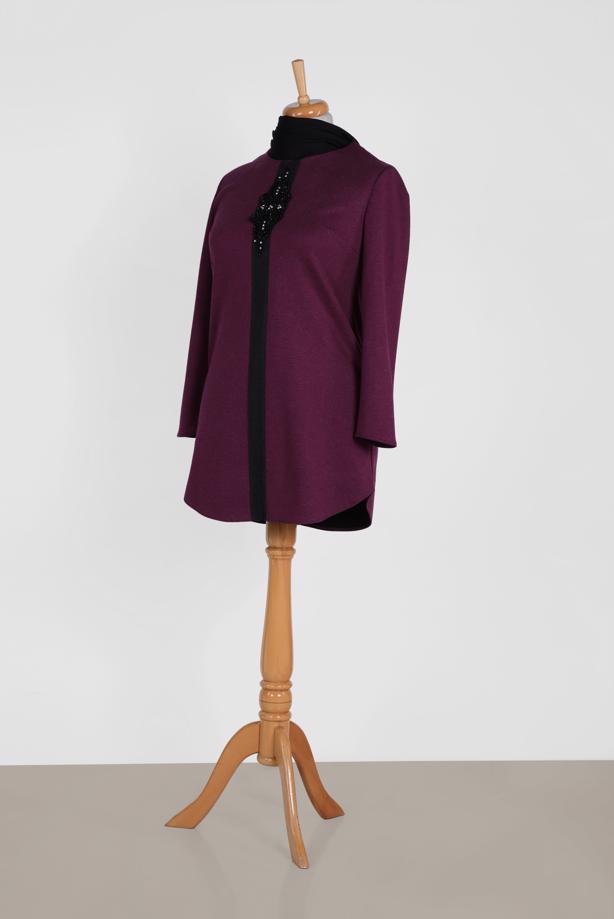 Vêtements hijab POURPRE T 2852 Alvina Burçin Tunik - TRENDTESETTÜR
