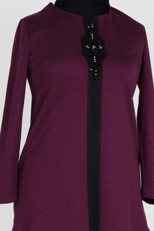Vêtements hijab POURPRE T 2852 Alvina Burçin Tunik - TRENDTESETTÜR