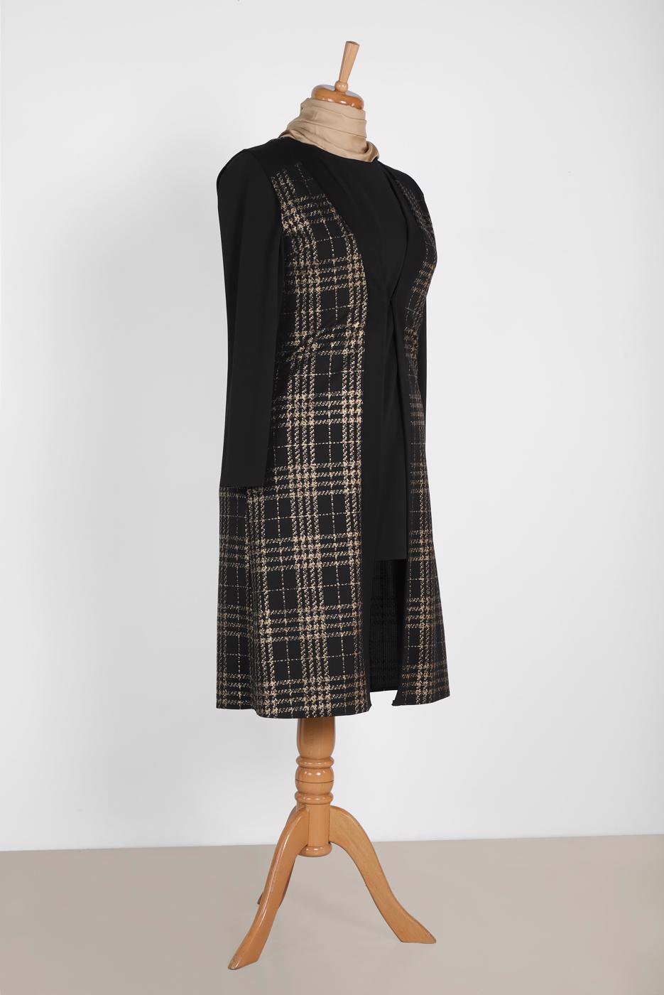 Vêtements hijab OR T 2856 Alvina Lama 2 2′li Tunik