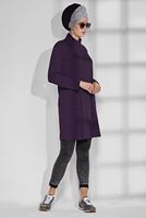 Tesettür giyim MÜRDÜM PAYET İŞLEMELİ CEPLİ TUNİK  4865 