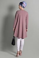 Vêtements hijab POUDRE TUNIQUE À ŒILLETS 4988 