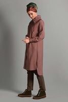 Tesettür giyim KAHVE YILDIZ ARMALI TUNİK 5012