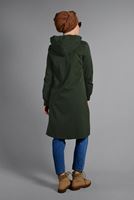 Tesettür giyim HAKİ KAPÜŞONLU PELUŞ ASTARLI TRENÇKOT  41471