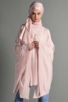 Tesettür giyim PUDRA BALIKÇI YAKA SALAŞ PANÇO 89101 