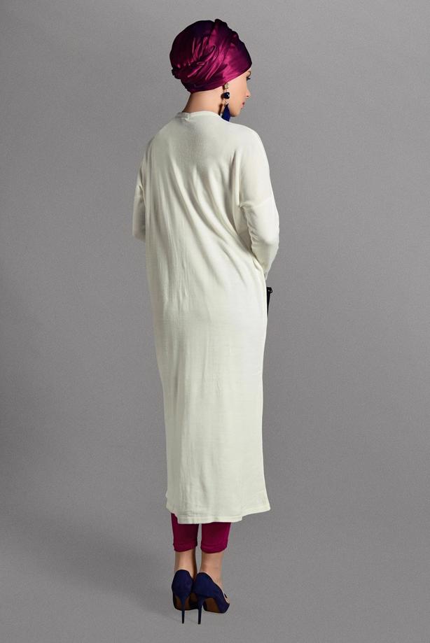 Vêtements hijab  PEARL DETAILED CARDIGAN 406  - TRENDTESETTÜR