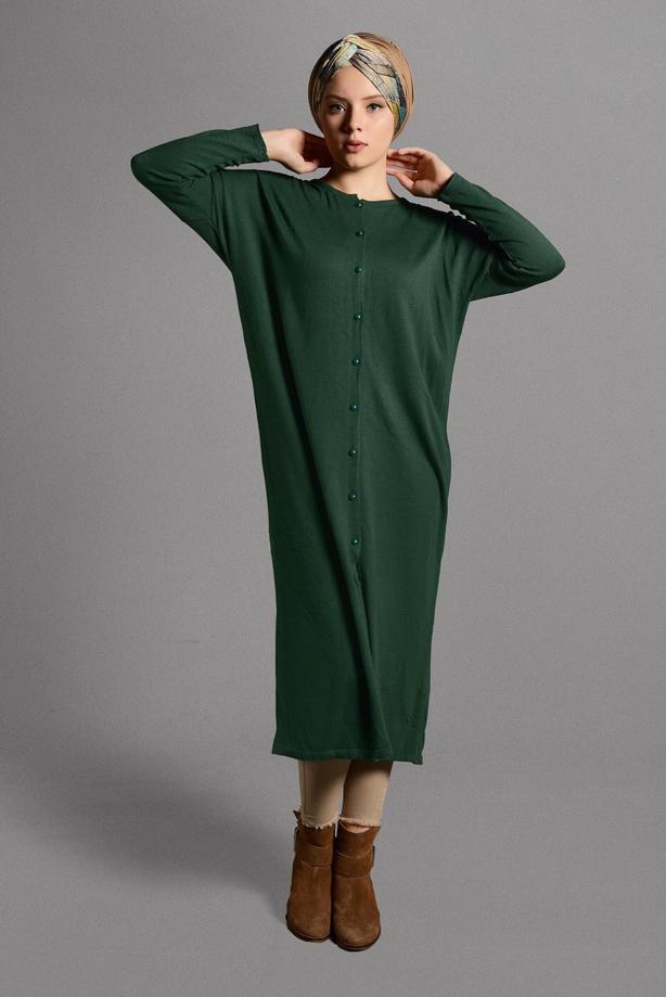 Vêtements hijab  PEARL DETAILED CARDIGAN 406  - TRENDTESETTÜR